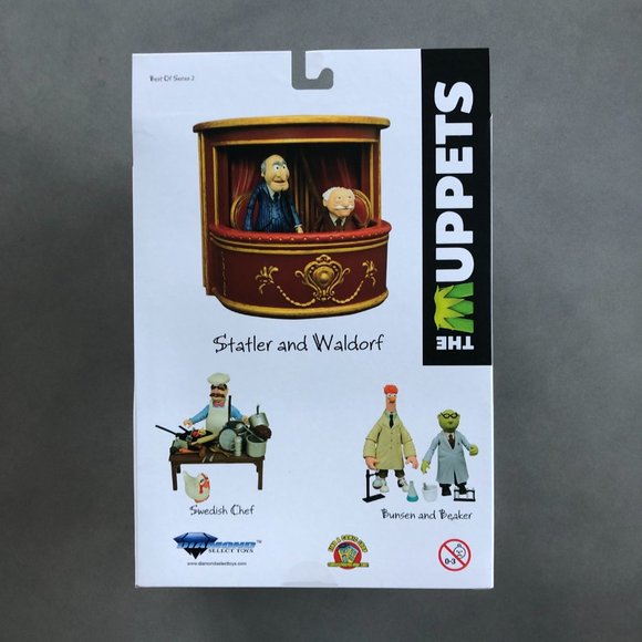 Muppets Best of Series 2: Statler & Waldorf Action Figure Two-Pack - Picture 5 of 10